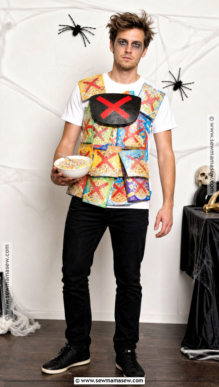 Classic Cereal Killer Costume With White T Shirt - 35 cereal killer costume ideas