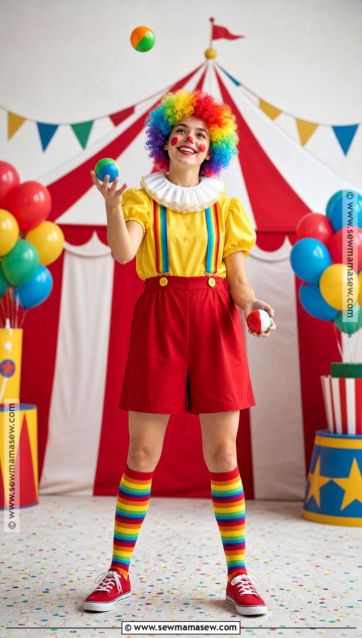 Classic Circus Clown Costume - 30 Clown Costume Aesthetic Ideas