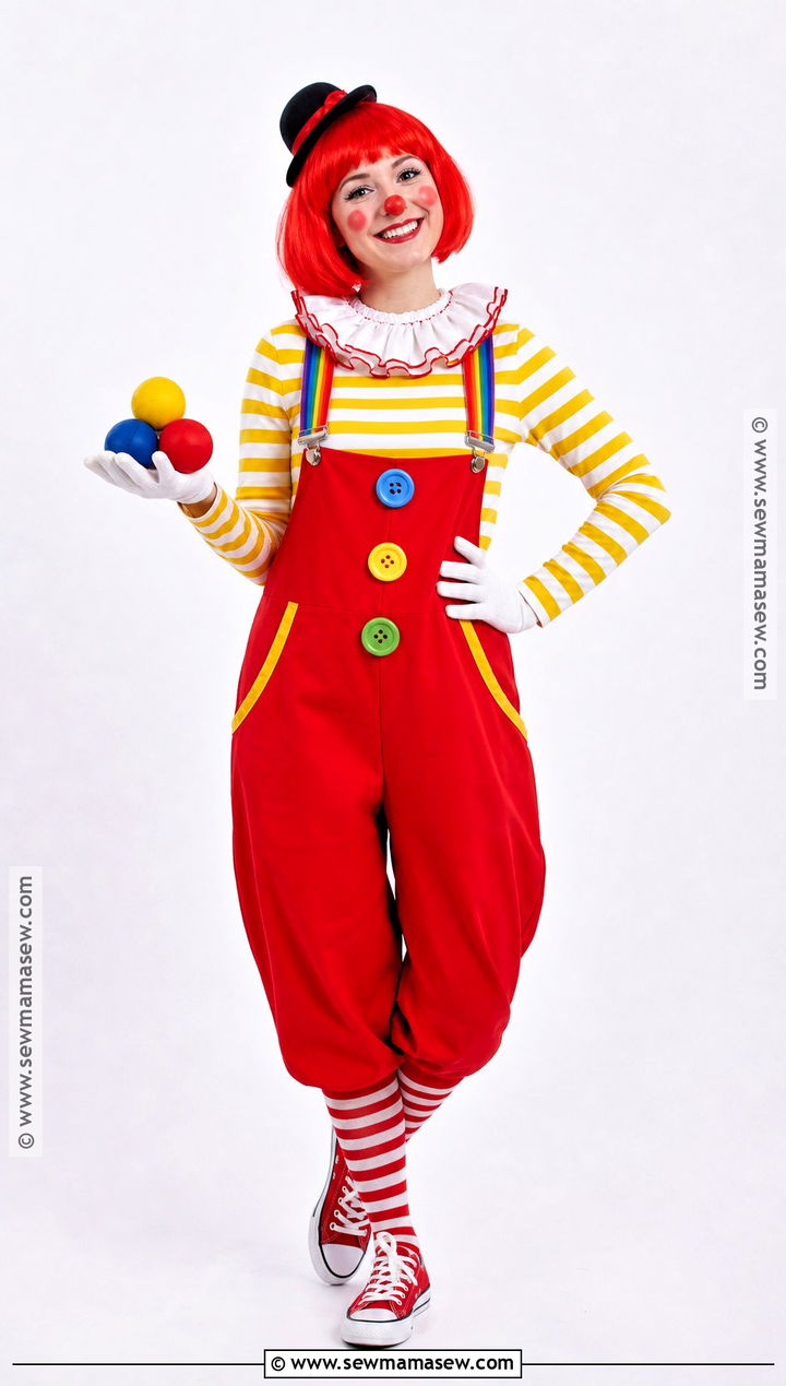 Classic Circus Clown Costume - 30 Circus Costume Ideas for Women