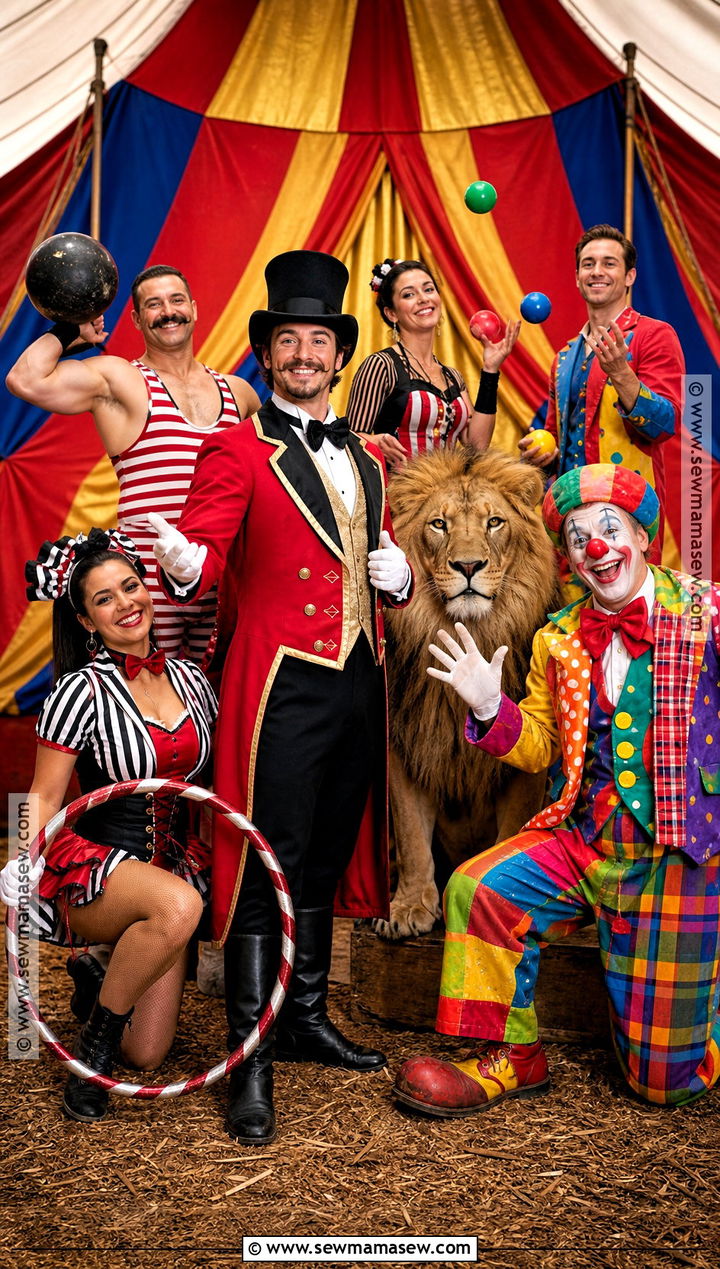 Classic Circus Team Costume - 35 team costume ideas