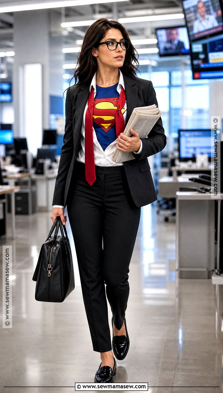Classic Clark Kent Costume With Suit - 35 Clark Kent Costume Ideas for Women