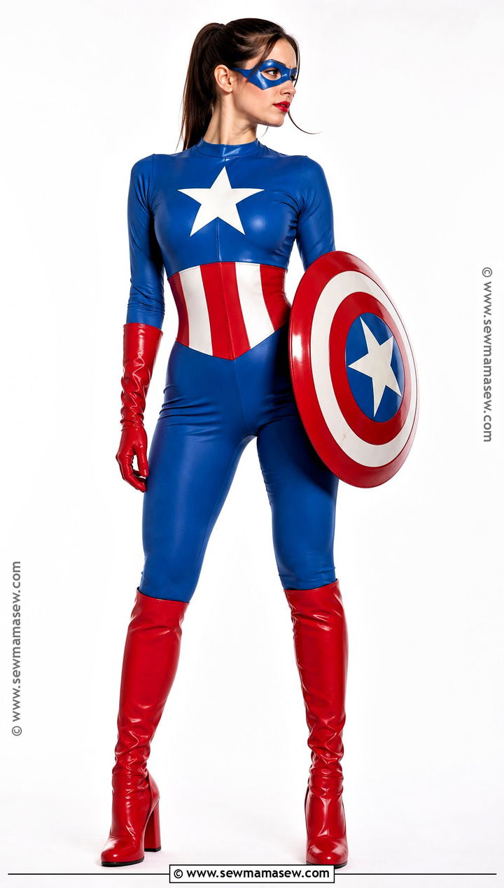 Classic Comic Captain America Costume - 30 Captain America Costume Ideas for Women