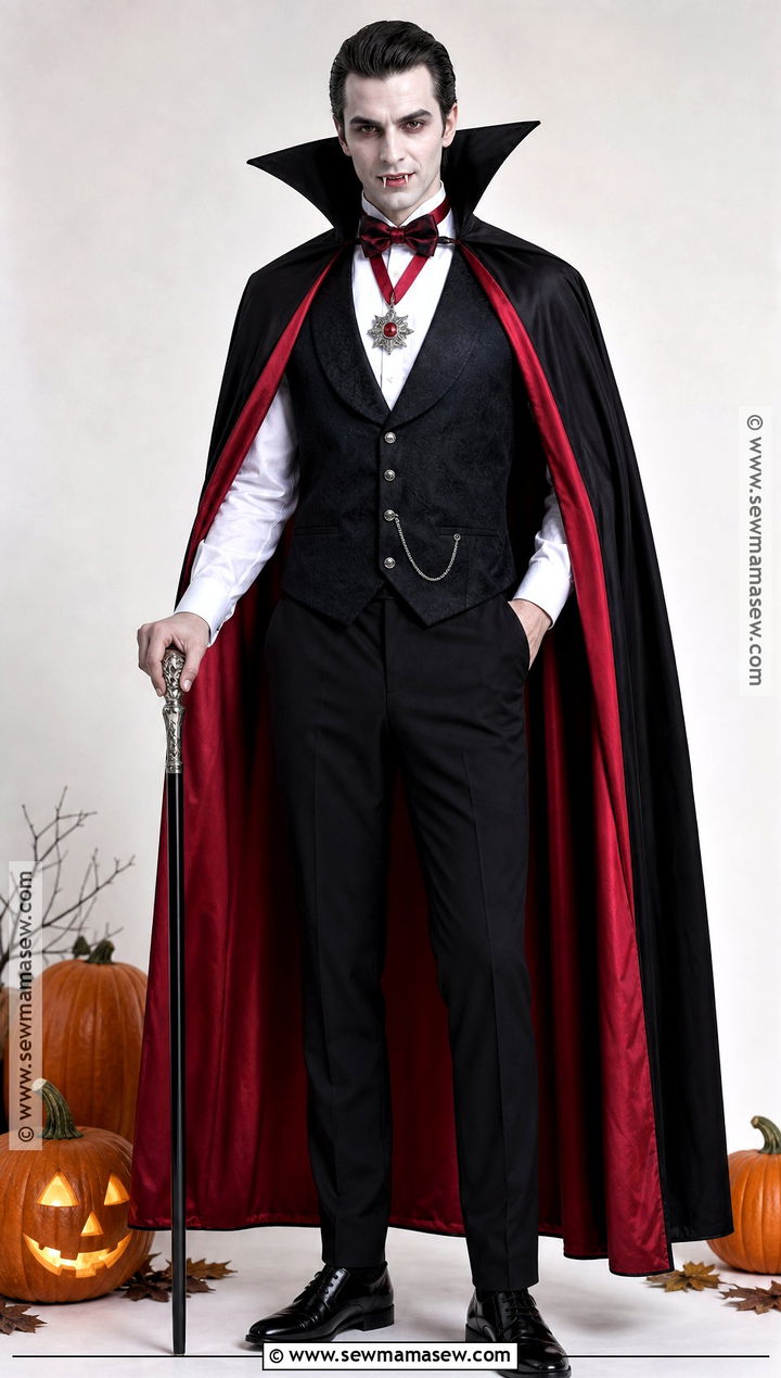 Classic Count Vampire Costume - 50 vampire costume ideas