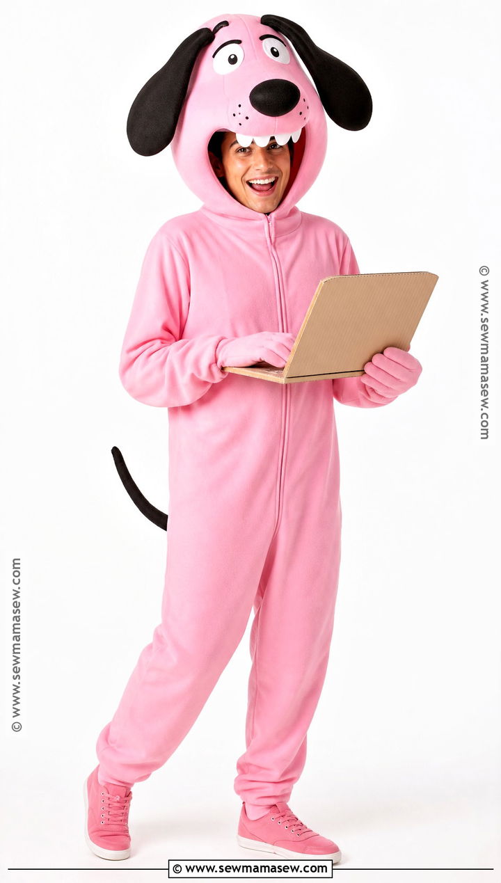 Classic Courage Costume - 30 courage the cowardly dog costume ideas