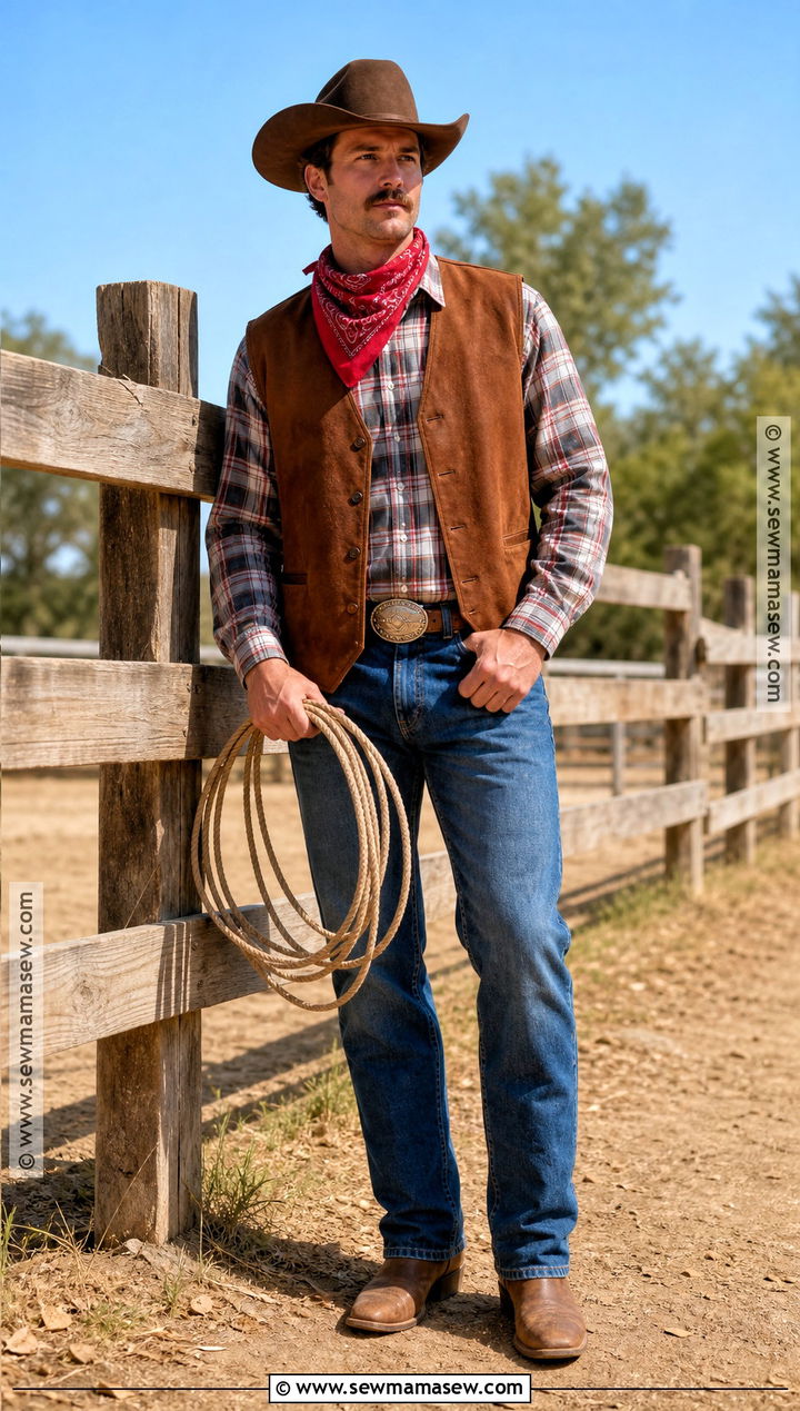Classic Cowboy Halloween Outfit - 35 halloween outfit ideas for men