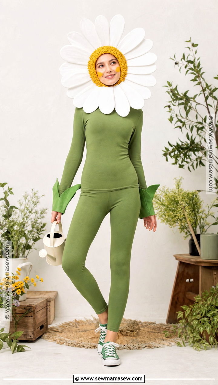 Classic Daisy Flower Costume - 40 Flower Costume Ideas