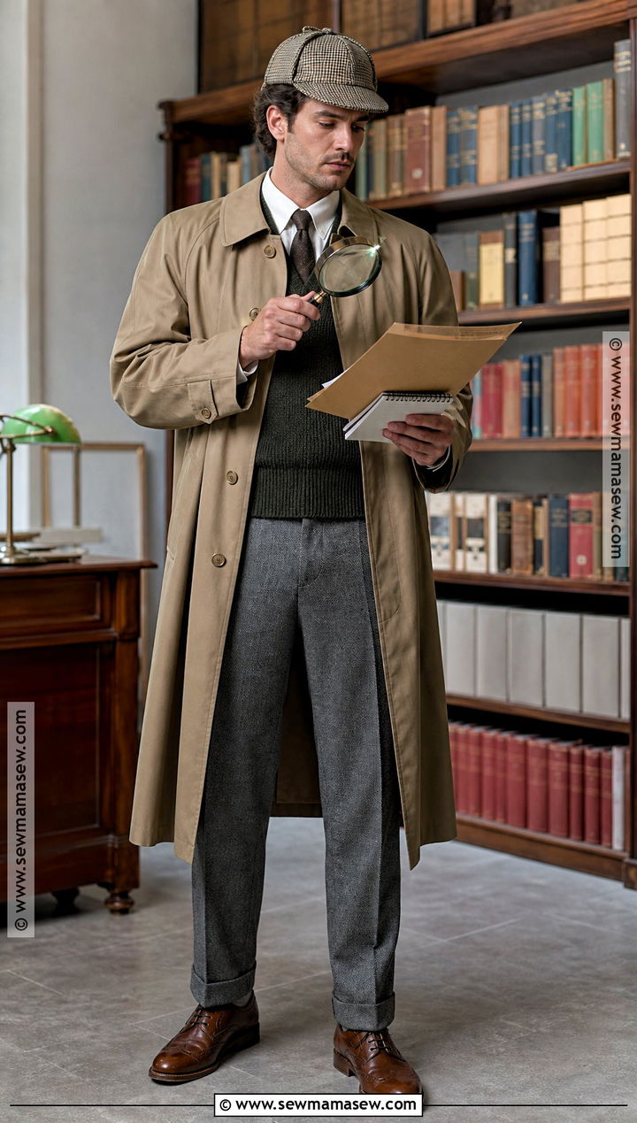 Classic Detective Costume - 40 men costume ideas