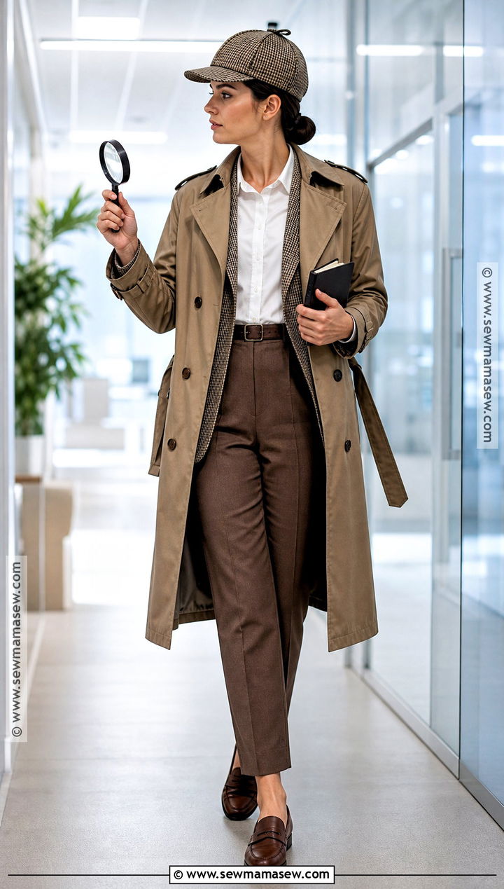 Classic Detective Office Costume - 30 Halloween Costumes For Work Appropriate