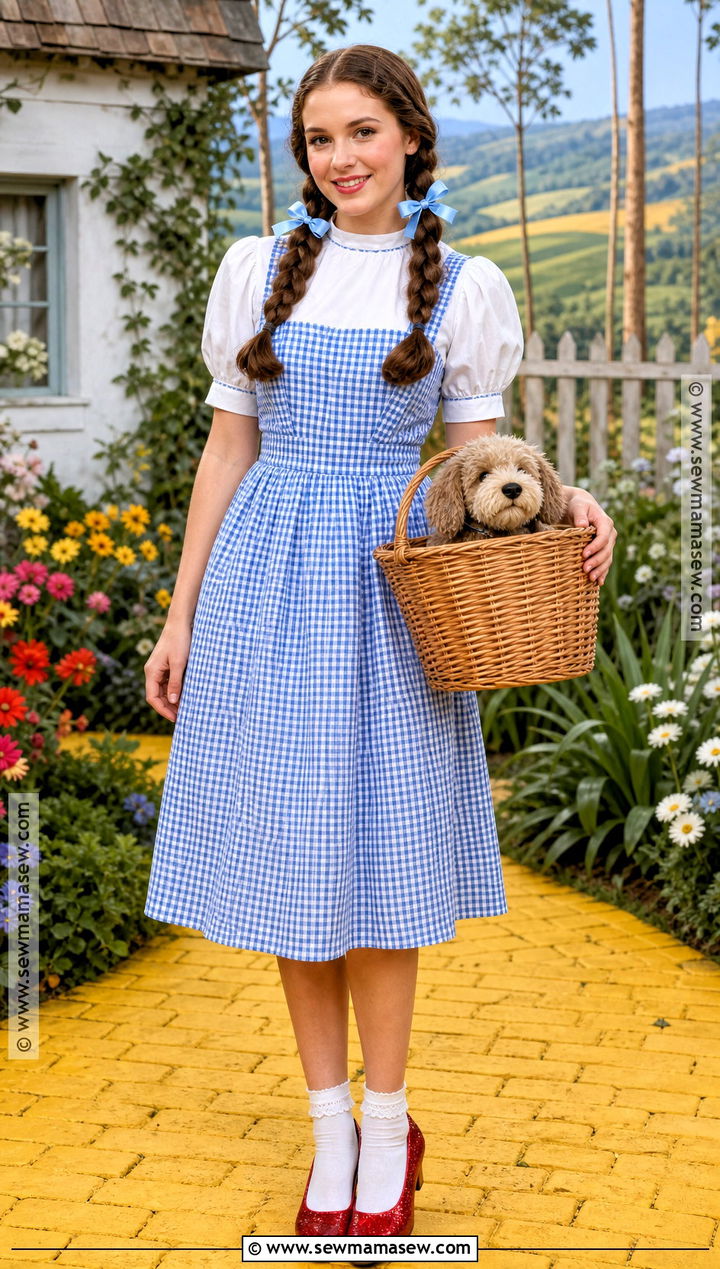 Classic Dorothy Halloween Costume - 30 Wizard Of Oz Halloween Costumes