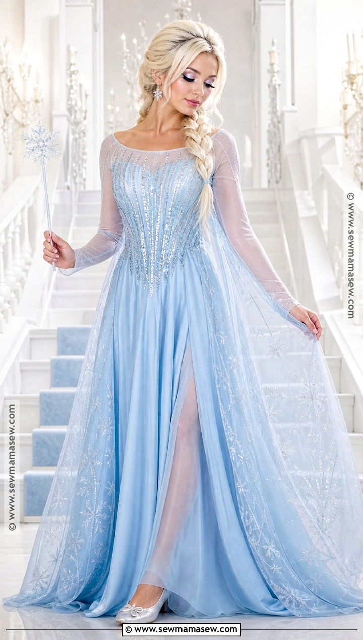 Classic Elsa Ice Queen Costume - 30 elsa halloween costume ideas