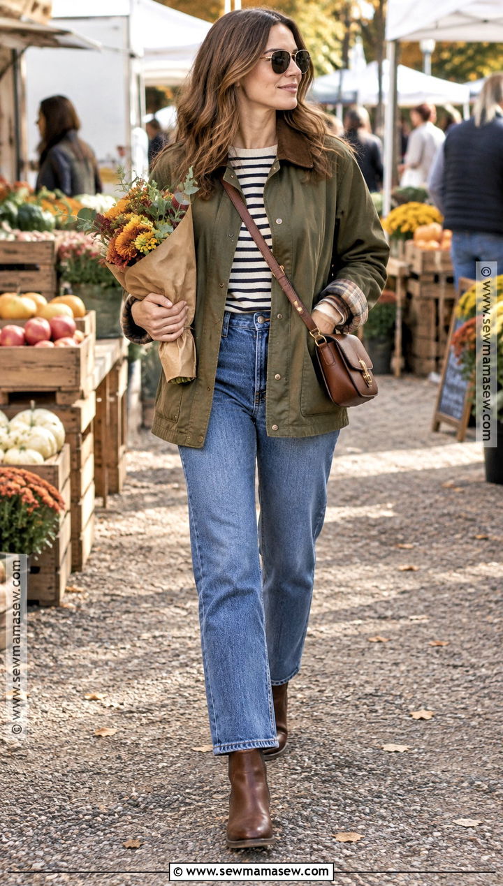 Classic Fall Barn Jacket And Jeans Outfit - 15 Classic Fall Style Ideas 2026