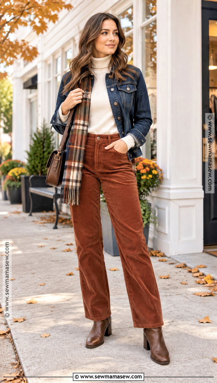 Classic Fall Corduroy Pants Outfit - 20 classic fall style ideas
