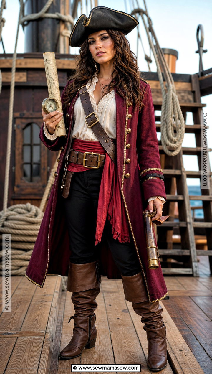 Classic Female Pirate Captain Cosplay - 30 pirate cosplay ideas for females