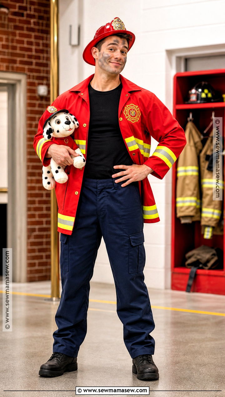 Classic Firefighter Costume - 45 male halloween costumes