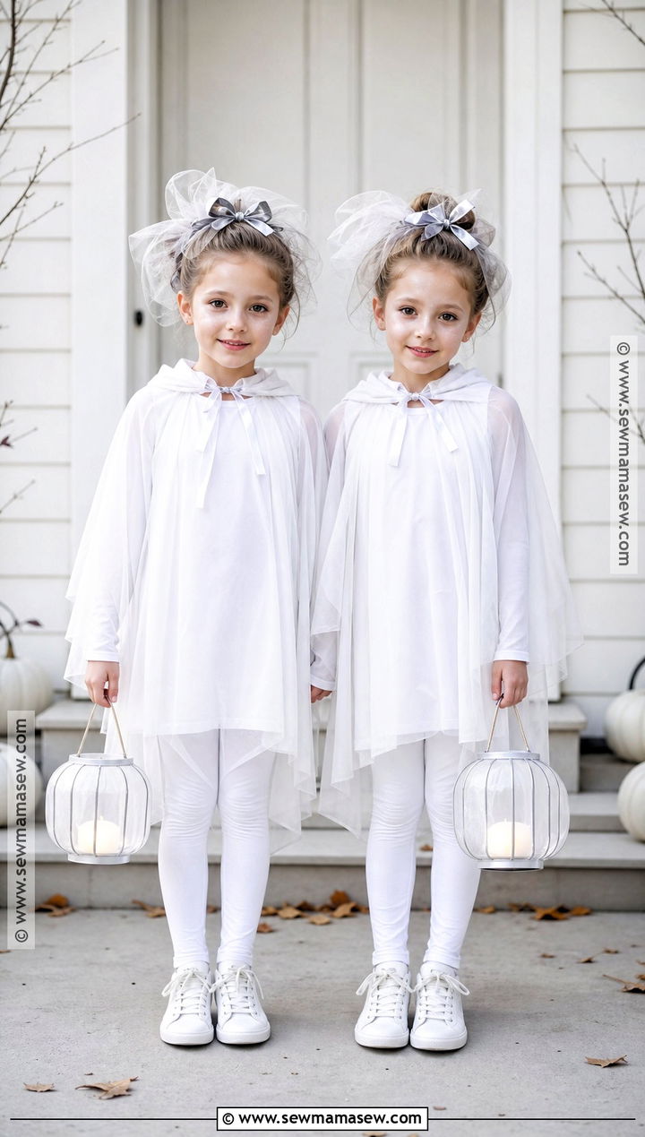 Classic Ghost Twin Costume - 30 twins halloween costumes