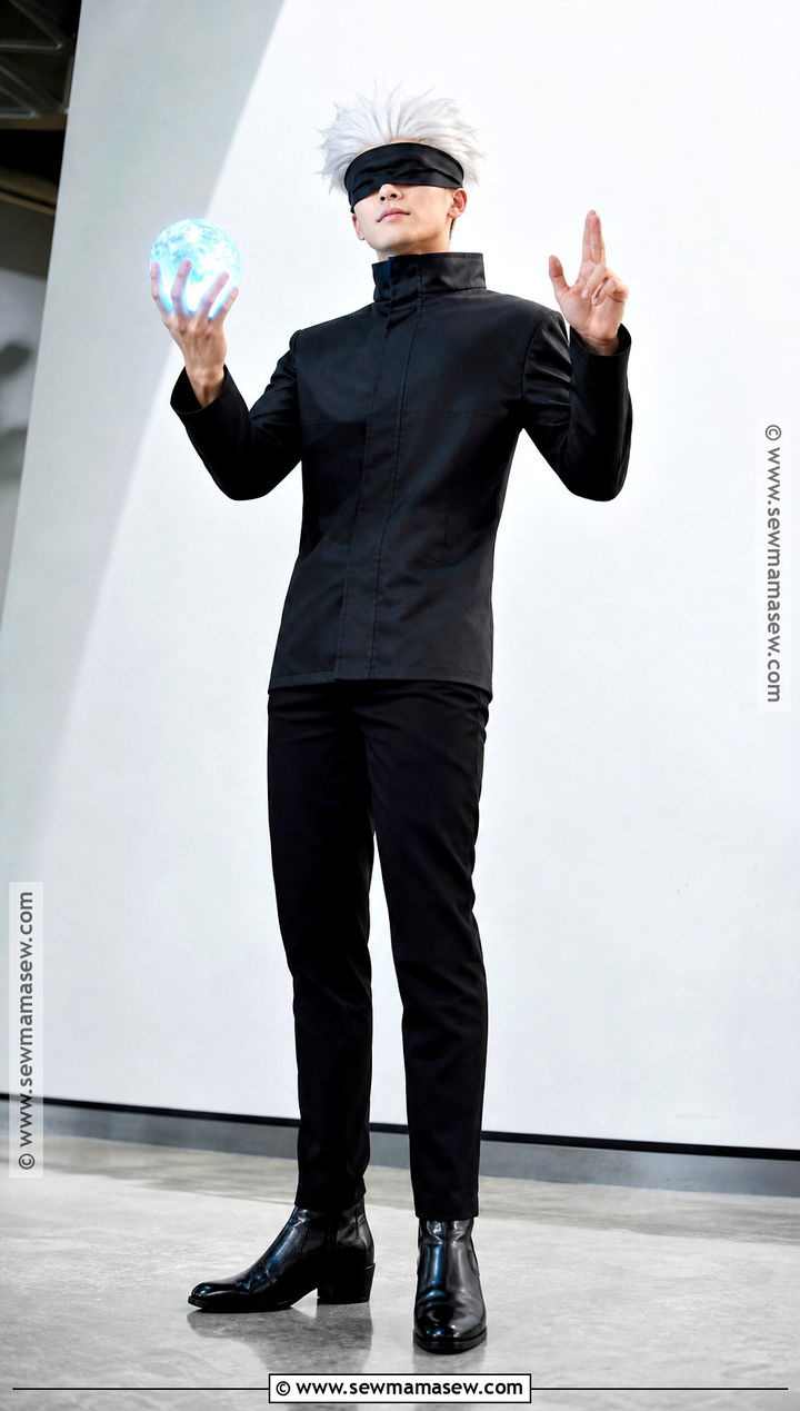 Classic Gojo Satoru Cosplay With Blindfold - 40 Gojo Satoru Cosplay Ideas