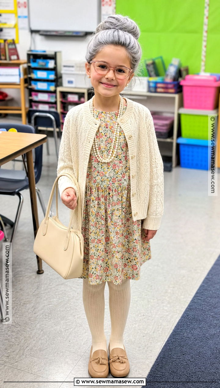 Classic Grandma 100th Day Costume - 40 100th day of school dress up ideas