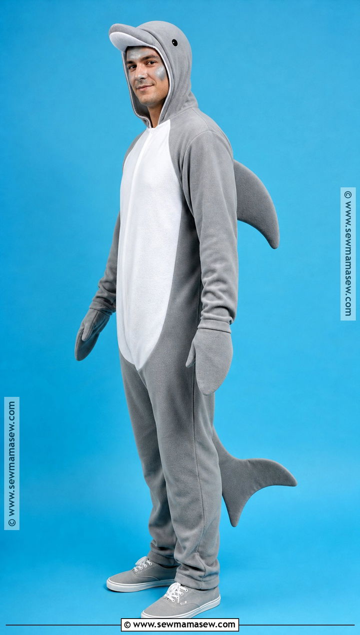 Classic Gray Dolphin Costume - 30 dolphin costume ideas