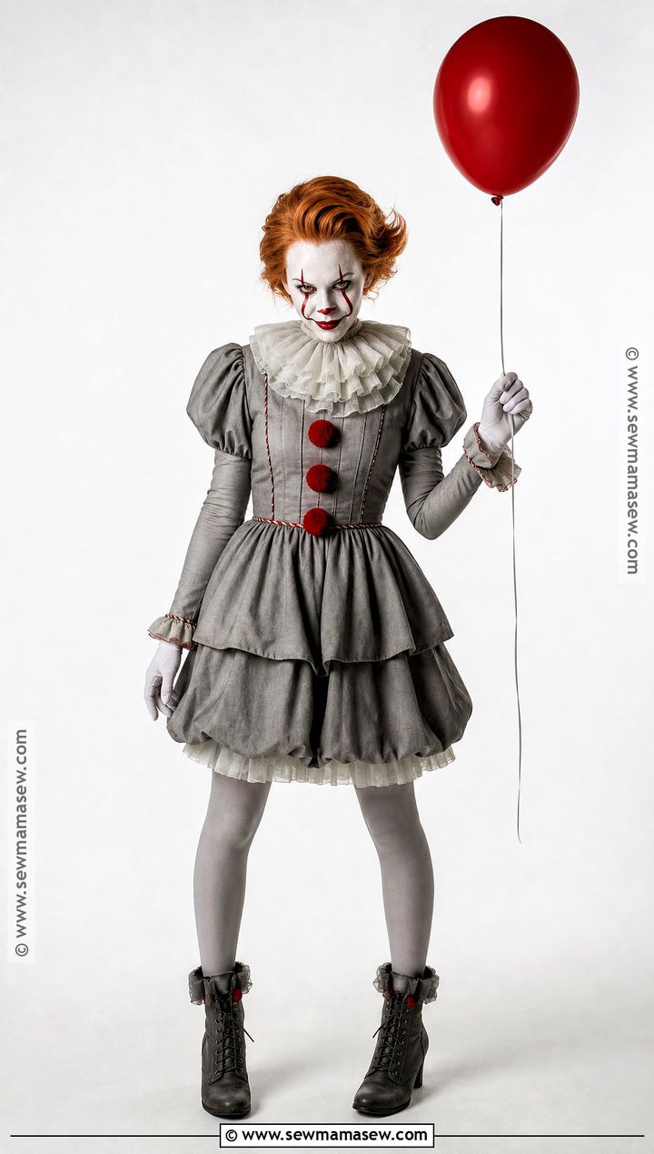 Classic Gray Pennywise Costume - 30 pennywise costume ideas for women