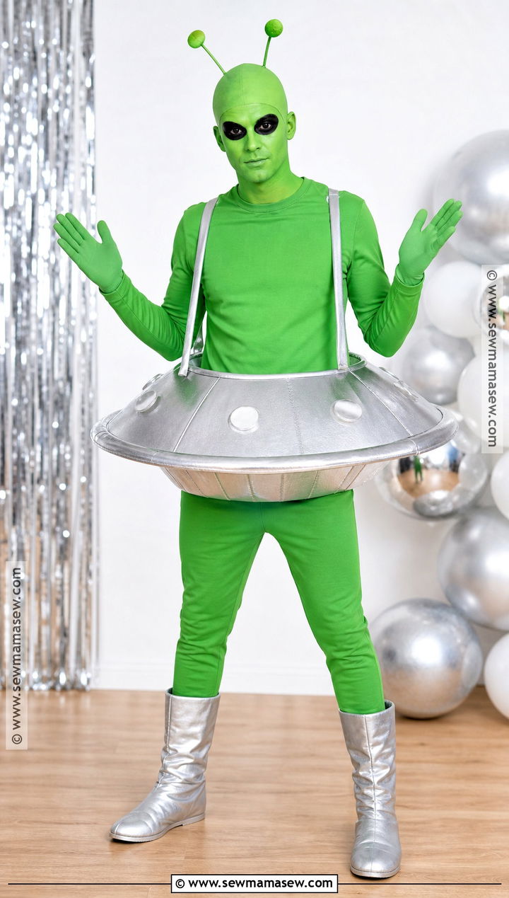 Classic Green Alien Costume - 30 Alien Costume Ideas for Men