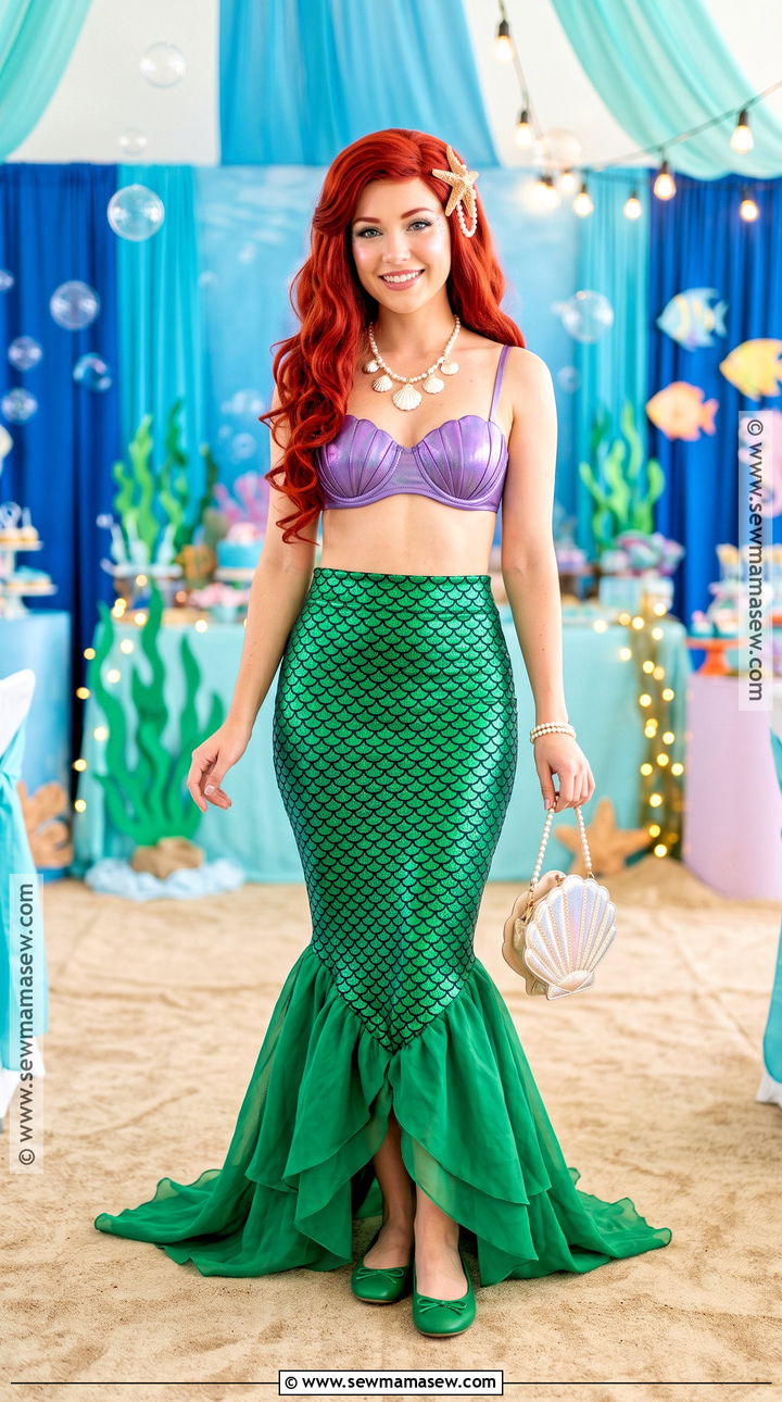Classic Green Mermaid Costume - 35 Mermaid Costumes