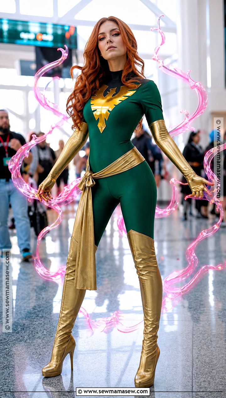 Classic Green Phoenix Costume - 30 Jean Grey Costume Ideas