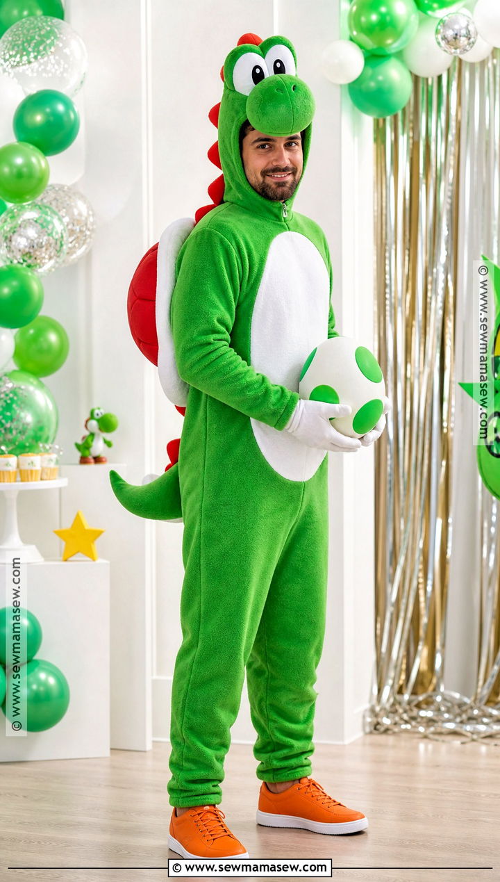 Classic Green Yoshi Costume - 35 yoshi costume ideas