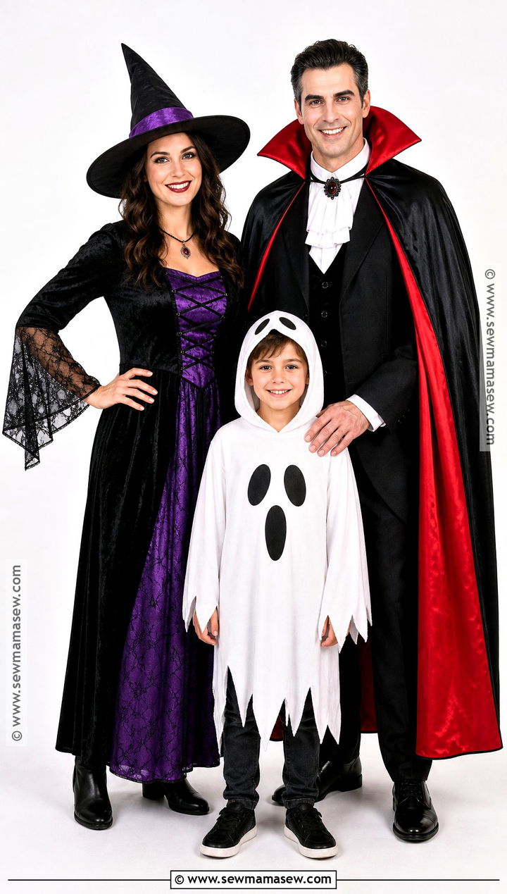 Classic Halloween Family Costume - 30 family costumes for 3