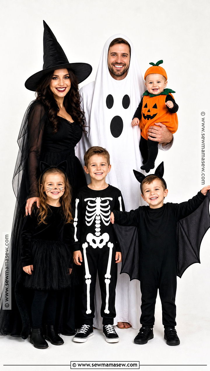 Classic Halloween Icon Family Costume - 45 family costume ideas