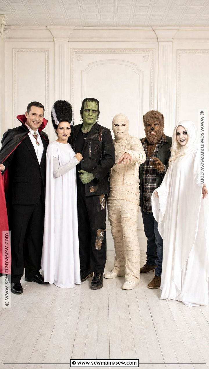 Classic Halloween Monsters Group Costume - 30 iconic group costumes