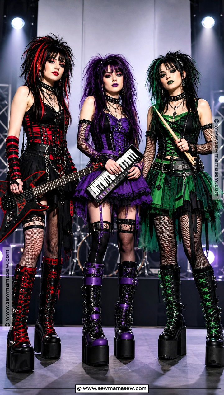 Classic Hex Girls Trio Costume - 40 hex girls costume ideas