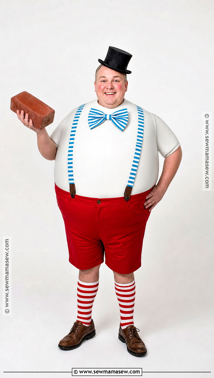 Classic Humpty Dumpty Costume With Suspenders - 30 humpty dumpty costume ideas