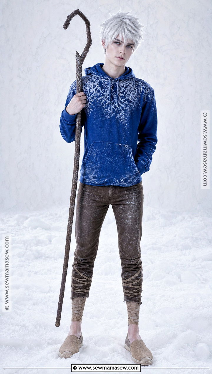 Classic Jack Frost Cosplay With Blue Hoodie - 30 Jack Frost Cosplay Ideas