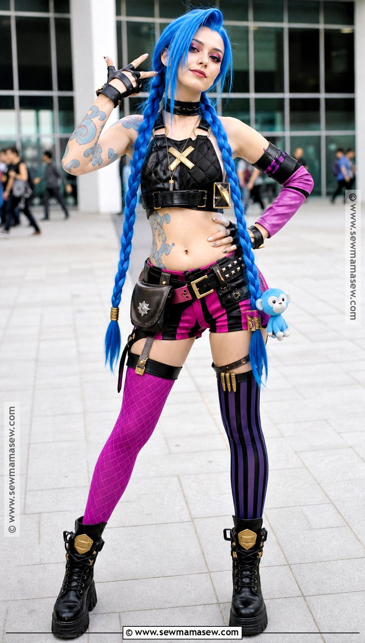 Classic Jinx LoL Cosplay - 30 lol cosplay ideas