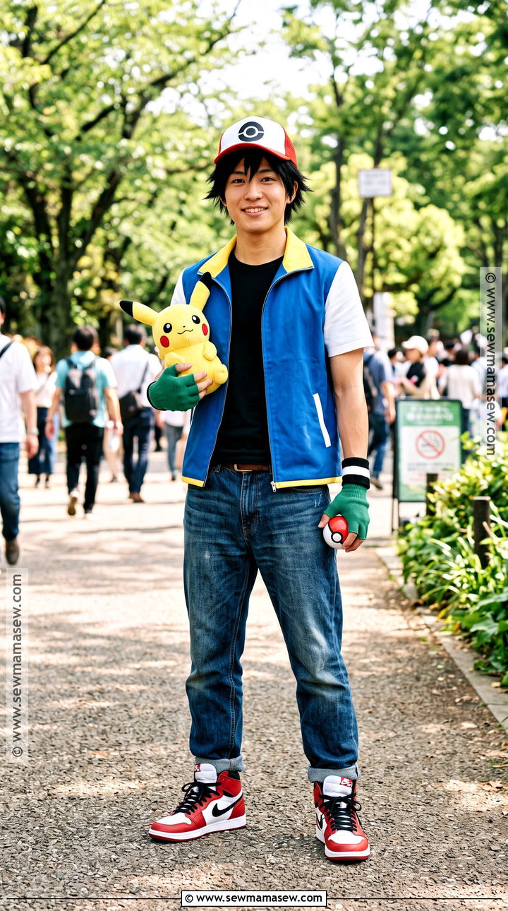 Classic Kanto Ash Ketchum Costume - 35 ash ketchum costume ideas