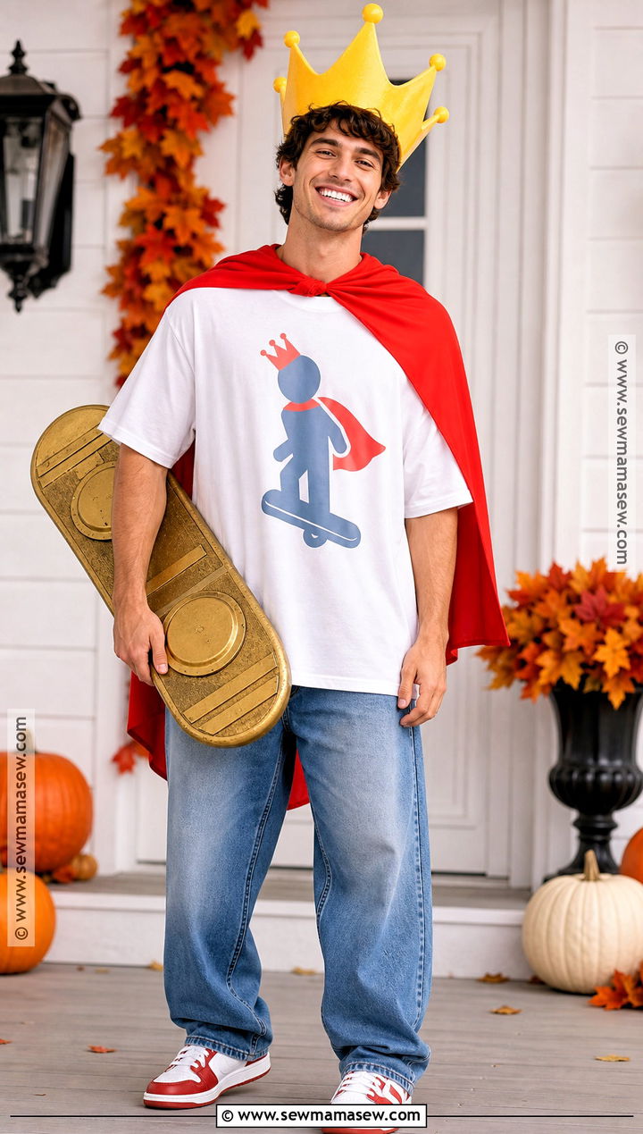 Classic King Costume With Paper Crown - 50 subway surfers costume ideas