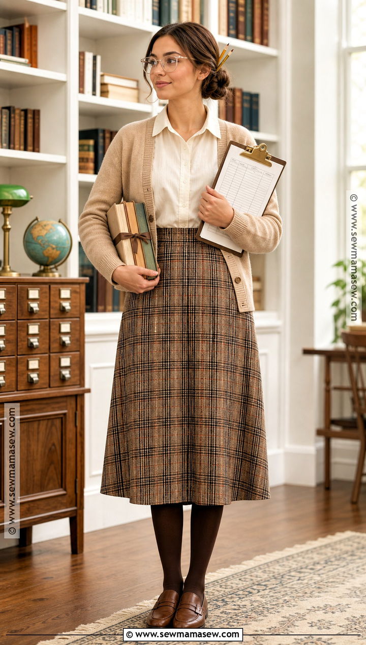 Classic Librarian Costume - 30 halloween costume ideas easy