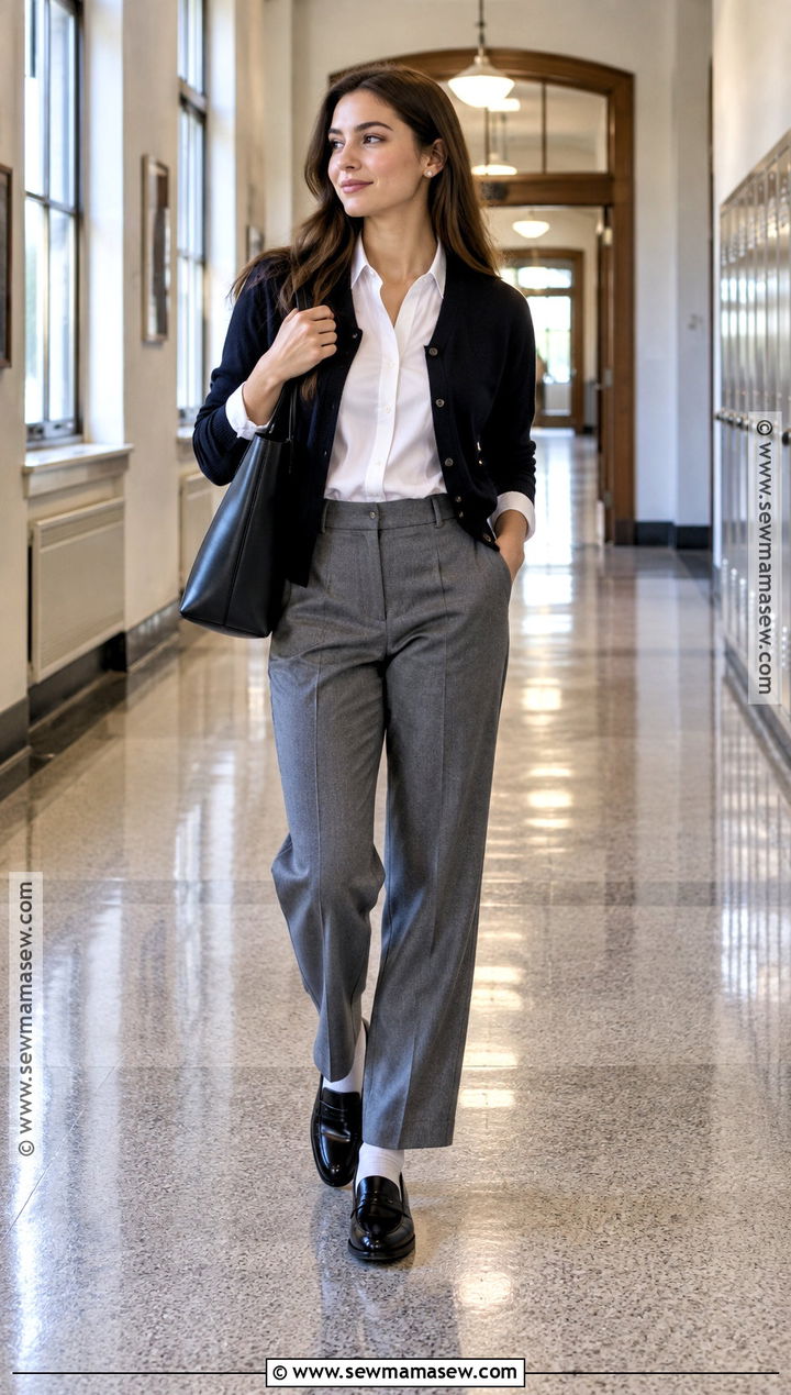 Classic Loafers With Tailored Trousers - 25 Shoes For Back To School