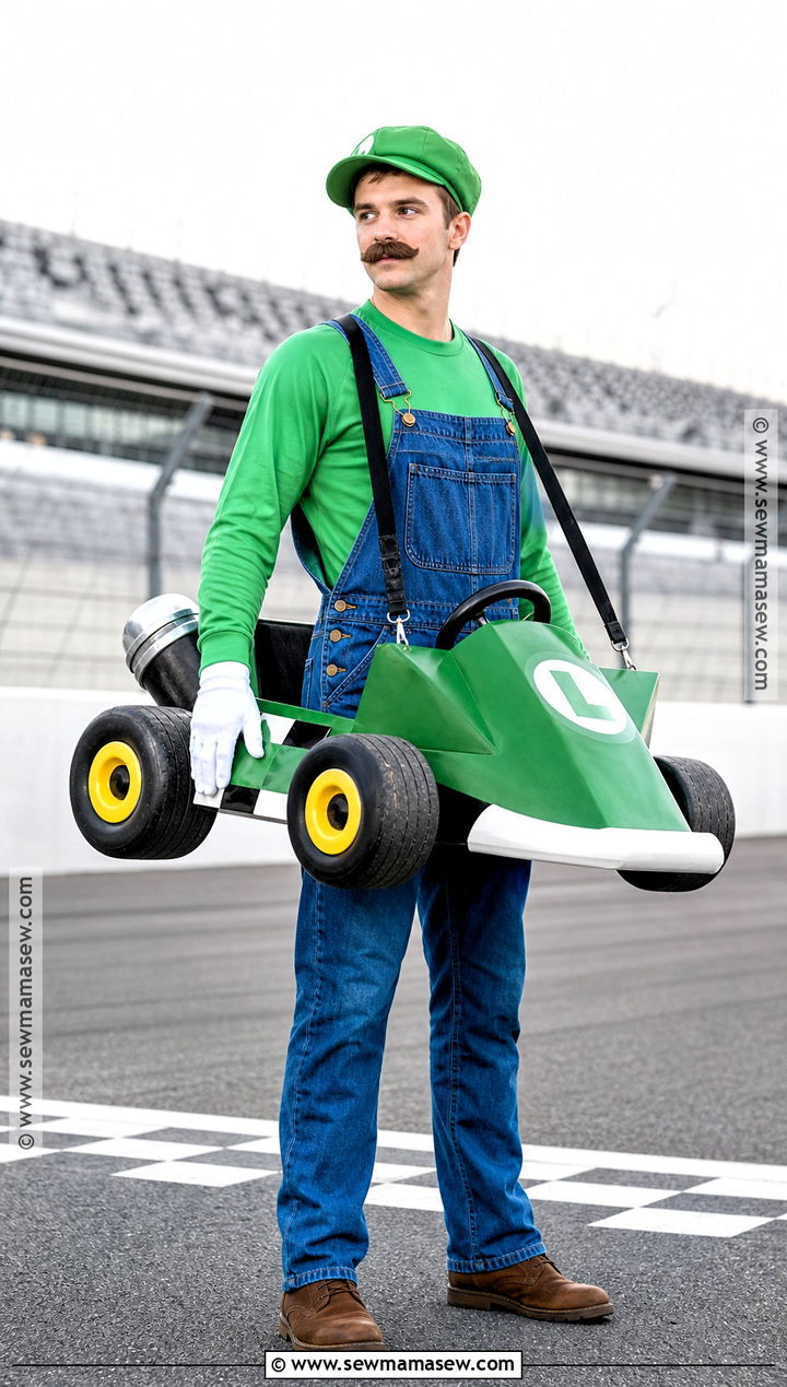 Classic Mario Kart Luigi Costume - 35 mario kart costumes