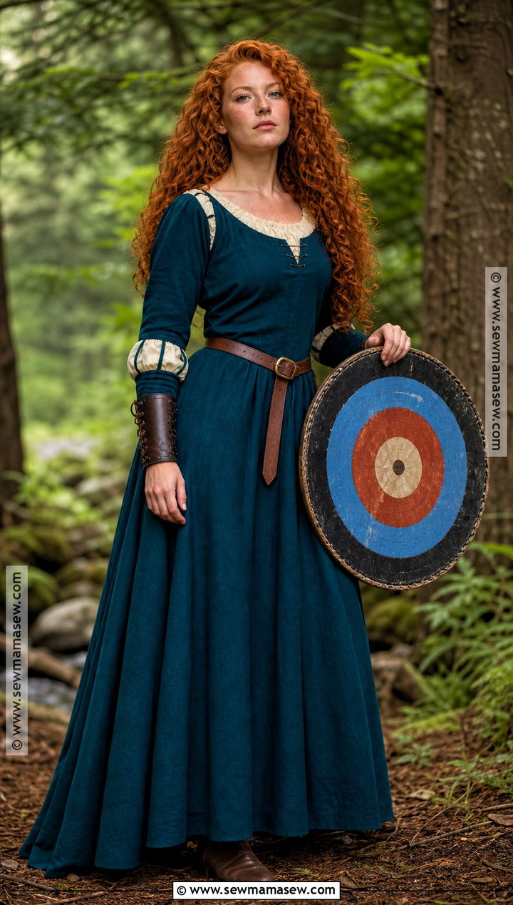 Classic Merida Adventure Dress Costume - 30 merida brave costume ideas