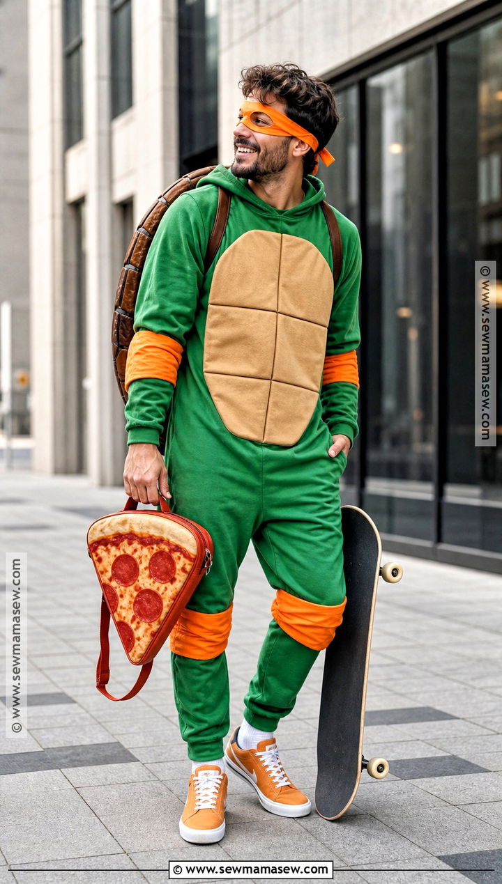 Classic Michelangelo Ninja Turtles Costume - 40 ninja turtles costume ideas