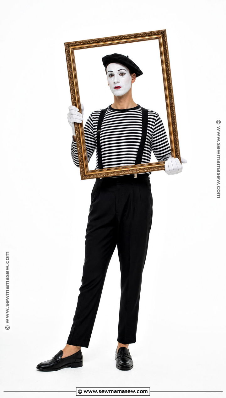 Classic Mime Costume - 50 easy costume ideas