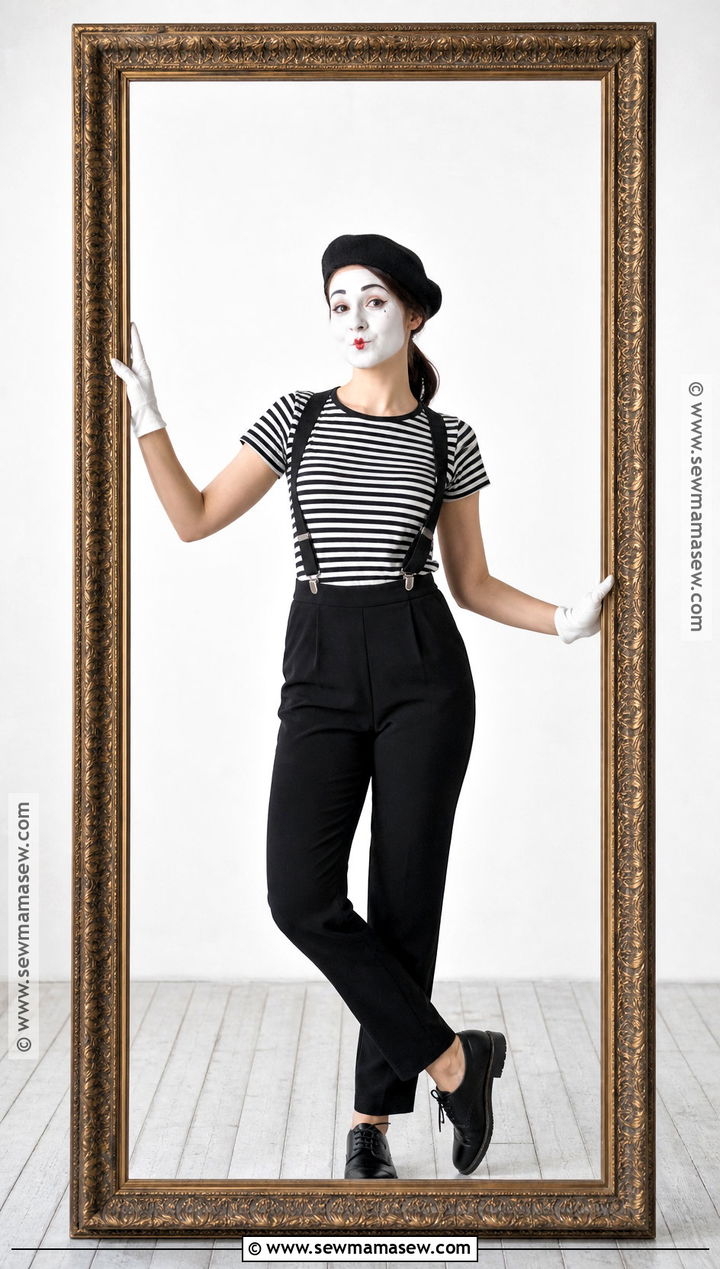 Classic Mime Costume - 45 nun costume ideas