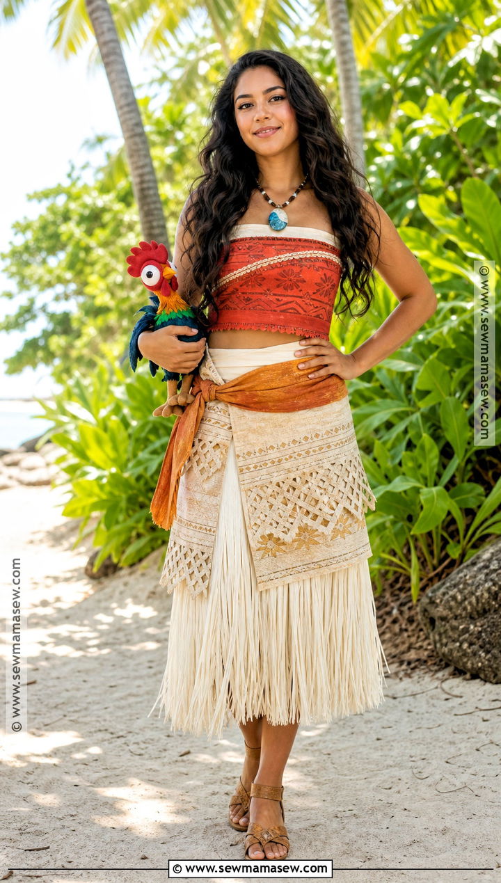Classic Moana Costume - 40 disney princess halloween costumes