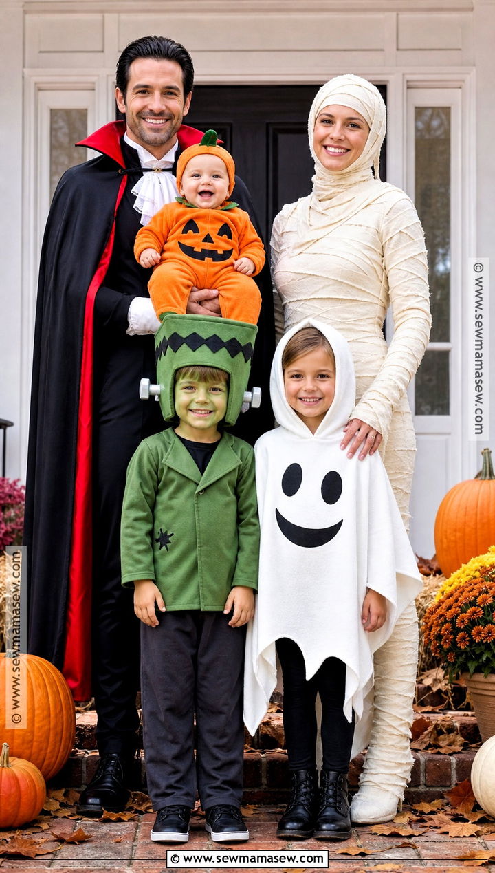 Classic Monster Family Costume - 35 costumes for halloween