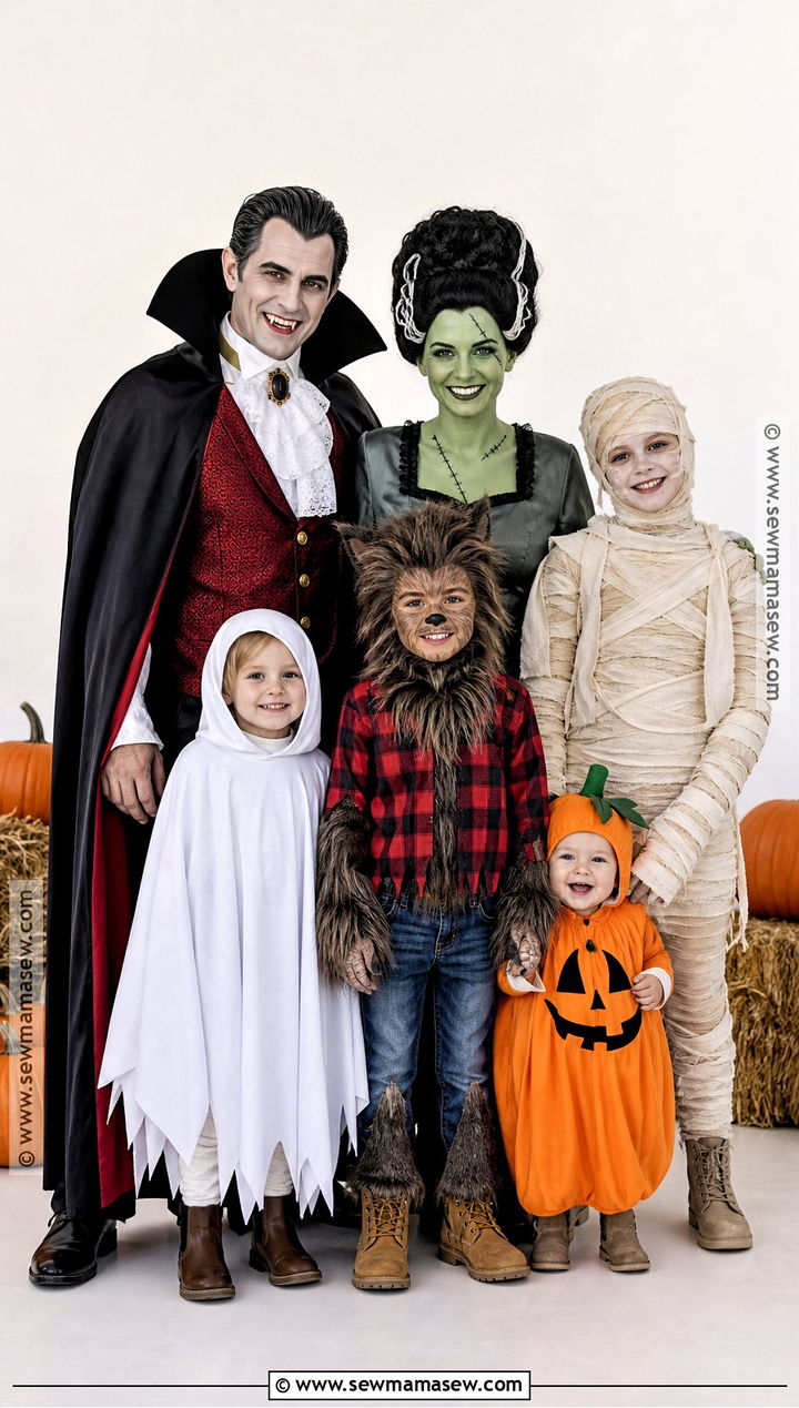 Classic Monster Family Costume - 45 family costumes