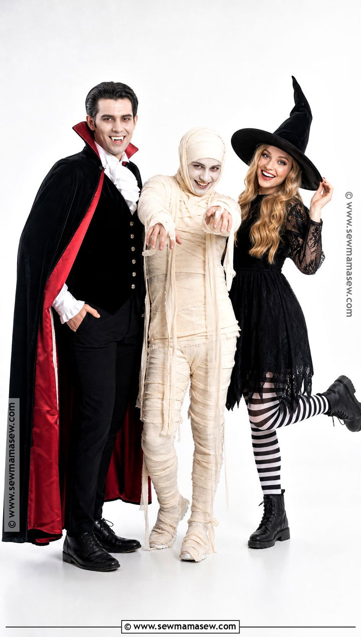 Classic Monster Trio Costumes - 30 triplet halloween costumes