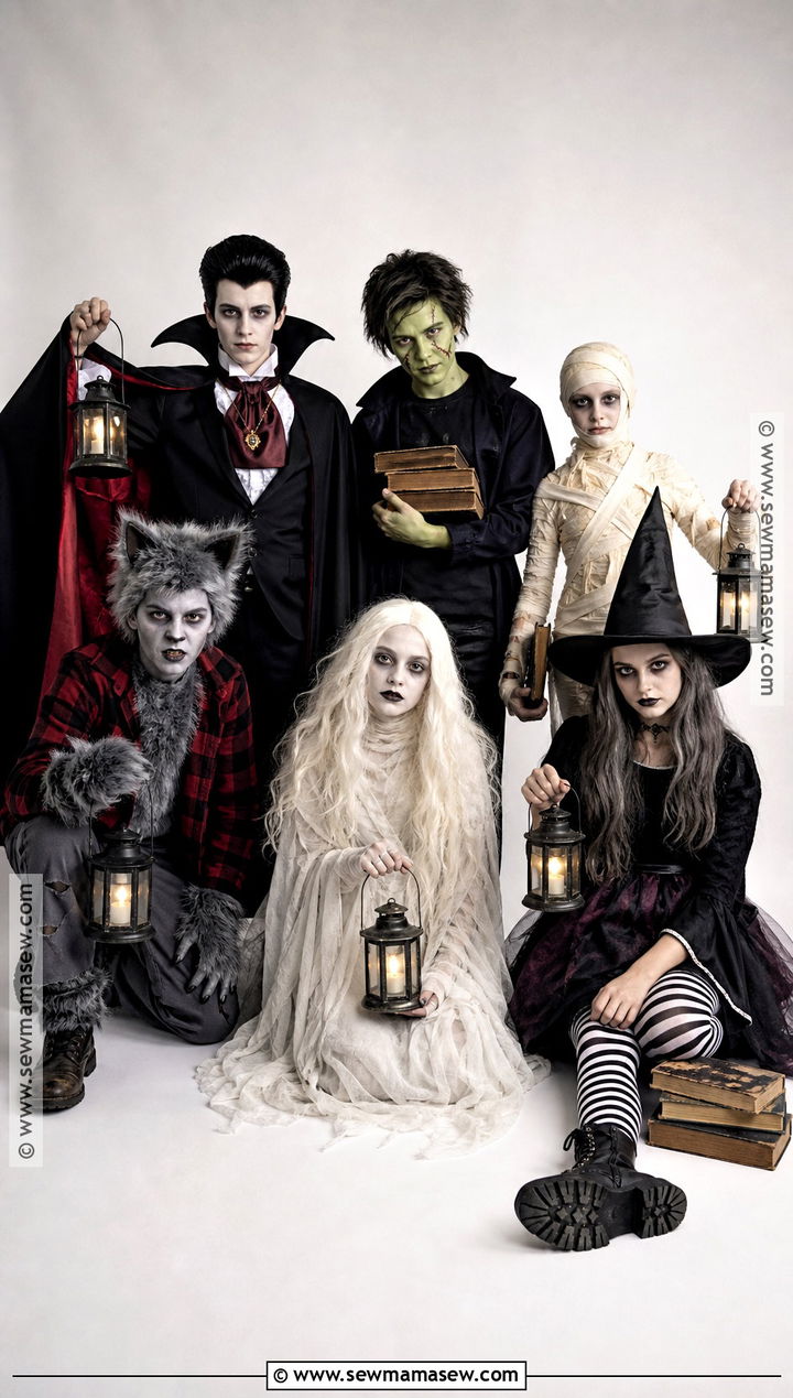 Classic Monsters Group Costume - 40 Group Halloween Costumes for Teens