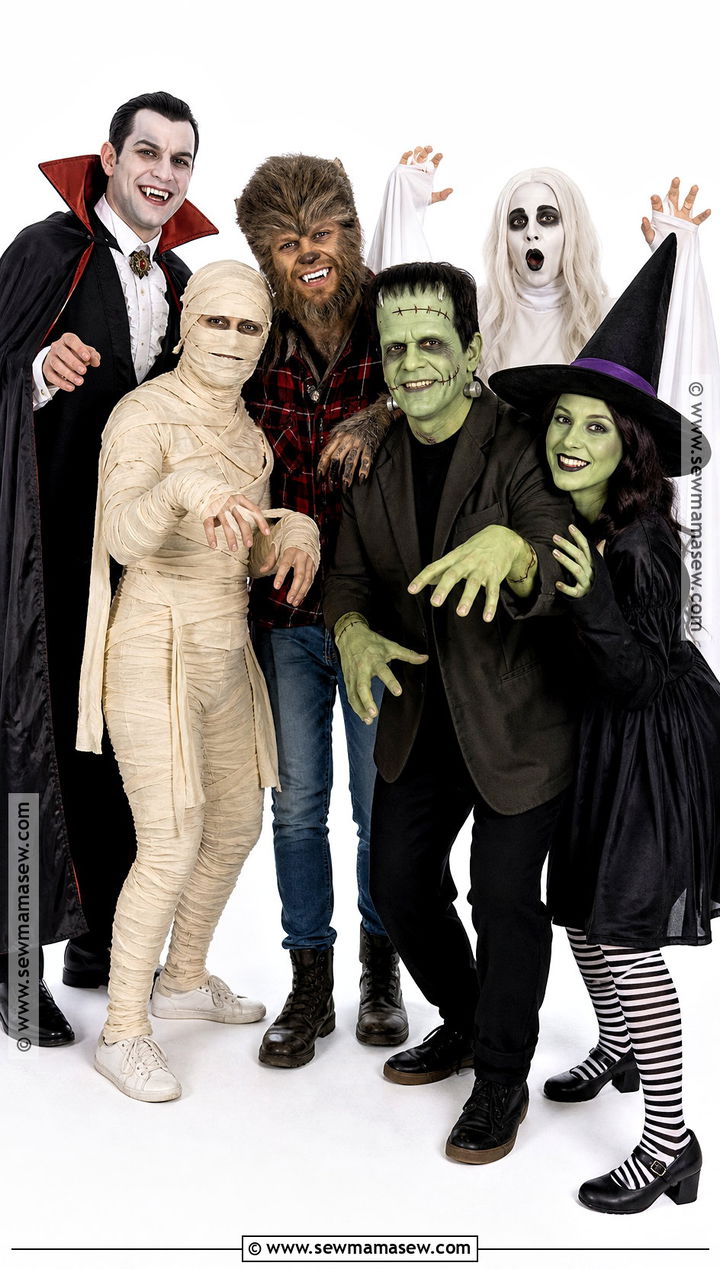 Classic Monsters Team Costume - 35 team costume ideas