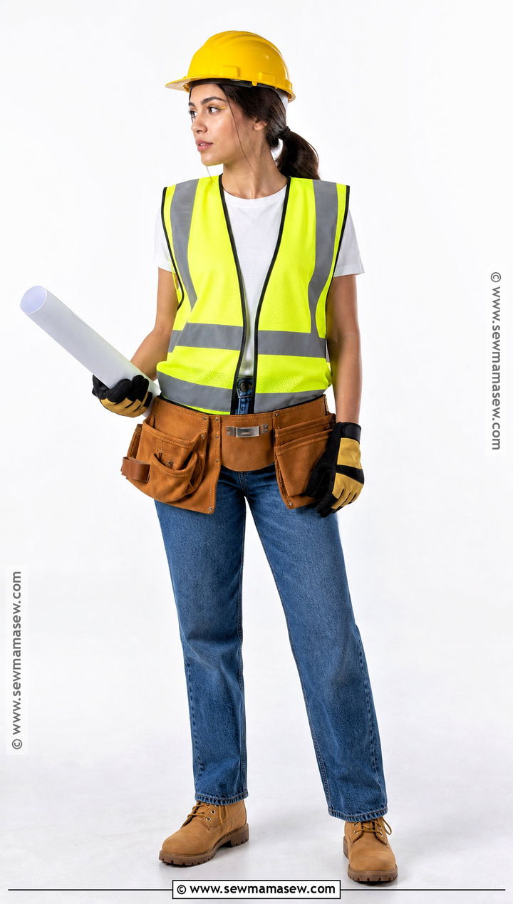 Classic Neon Construction Worker Costume With Jeans - 35 neon construction worker costume ideas